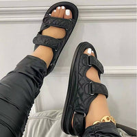 Orthopedic Platform Slide Sandals - Adjustable Double Strap Design