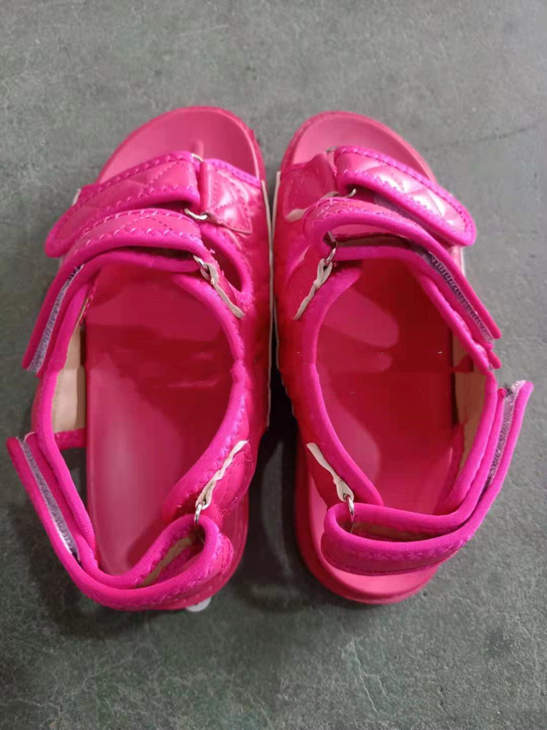 Orthopedic Platform Slide Sandals - Adjustable Double Strap Design