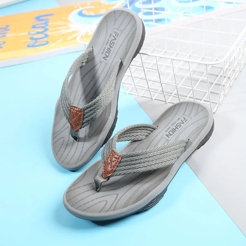 TeddyFlops Comfy Woven Wedge
