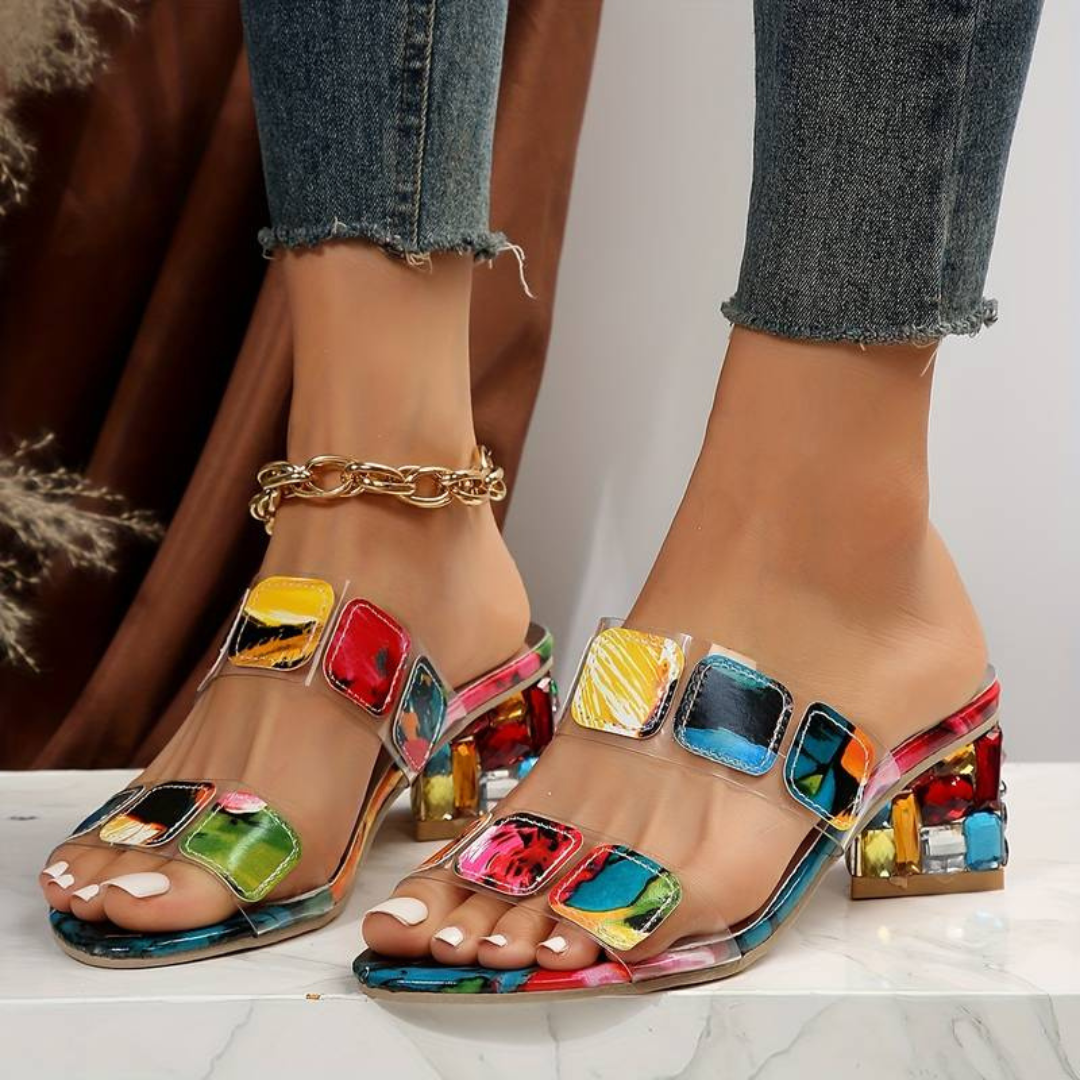 Elizabeth® | Stylish Women'S Sandals With Glitter Details