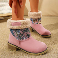 Grace | Embroidered Mid-Calf Winter Boots