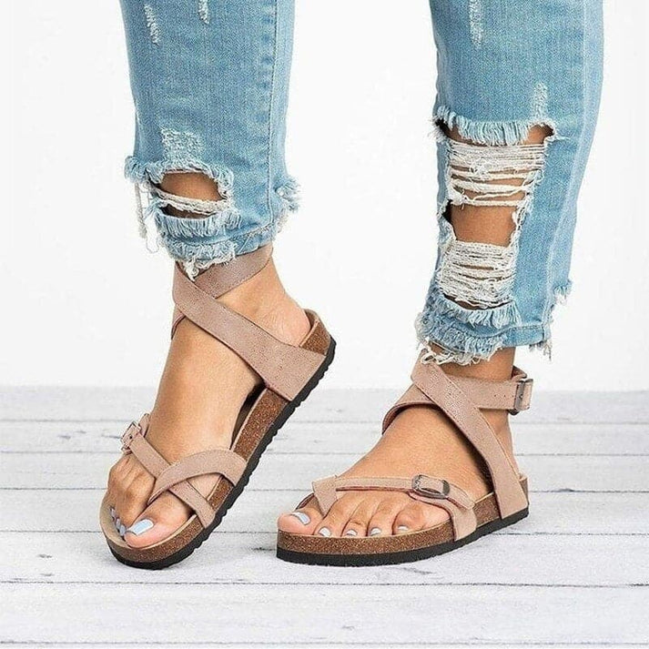 Ursula® | Elegant sandals with leather straps
