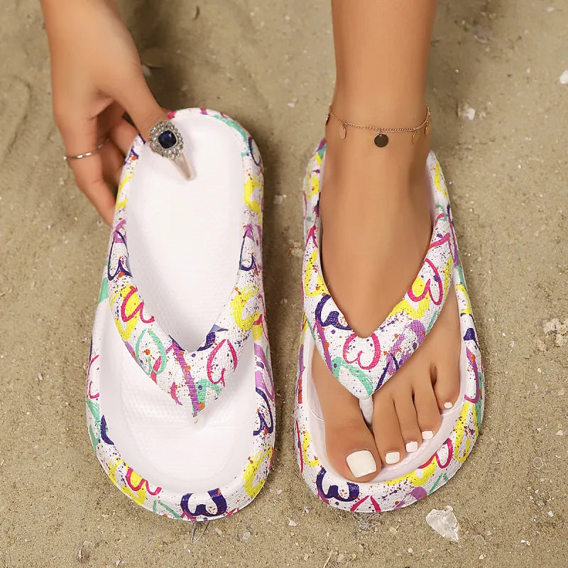 TeddyFlops Cushioned Heart Platform