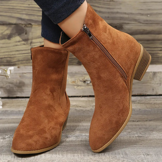 Isolde | Women’s Elegant Pointed Suede Boots