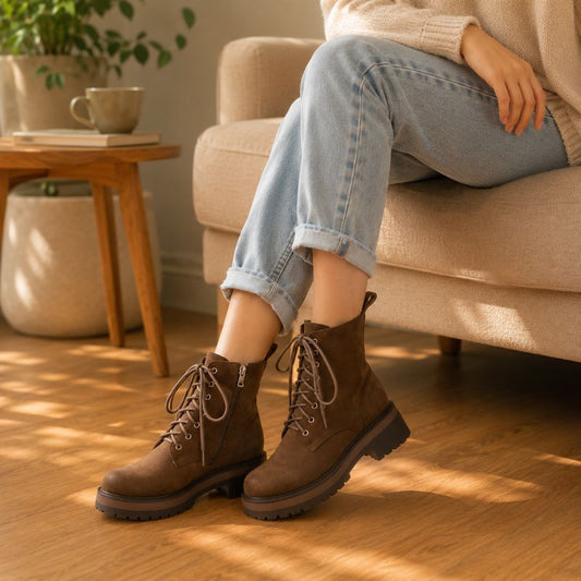 Stella | Orthopedic Women痴 Platform Height-Increasing Ankle Boots