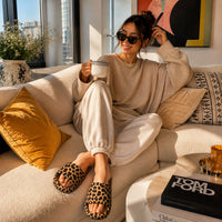 TeddyFeet Claquettes Panter en édition limitée