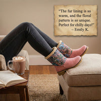 Grace | Embroidered Mid-Calf Winter Boots