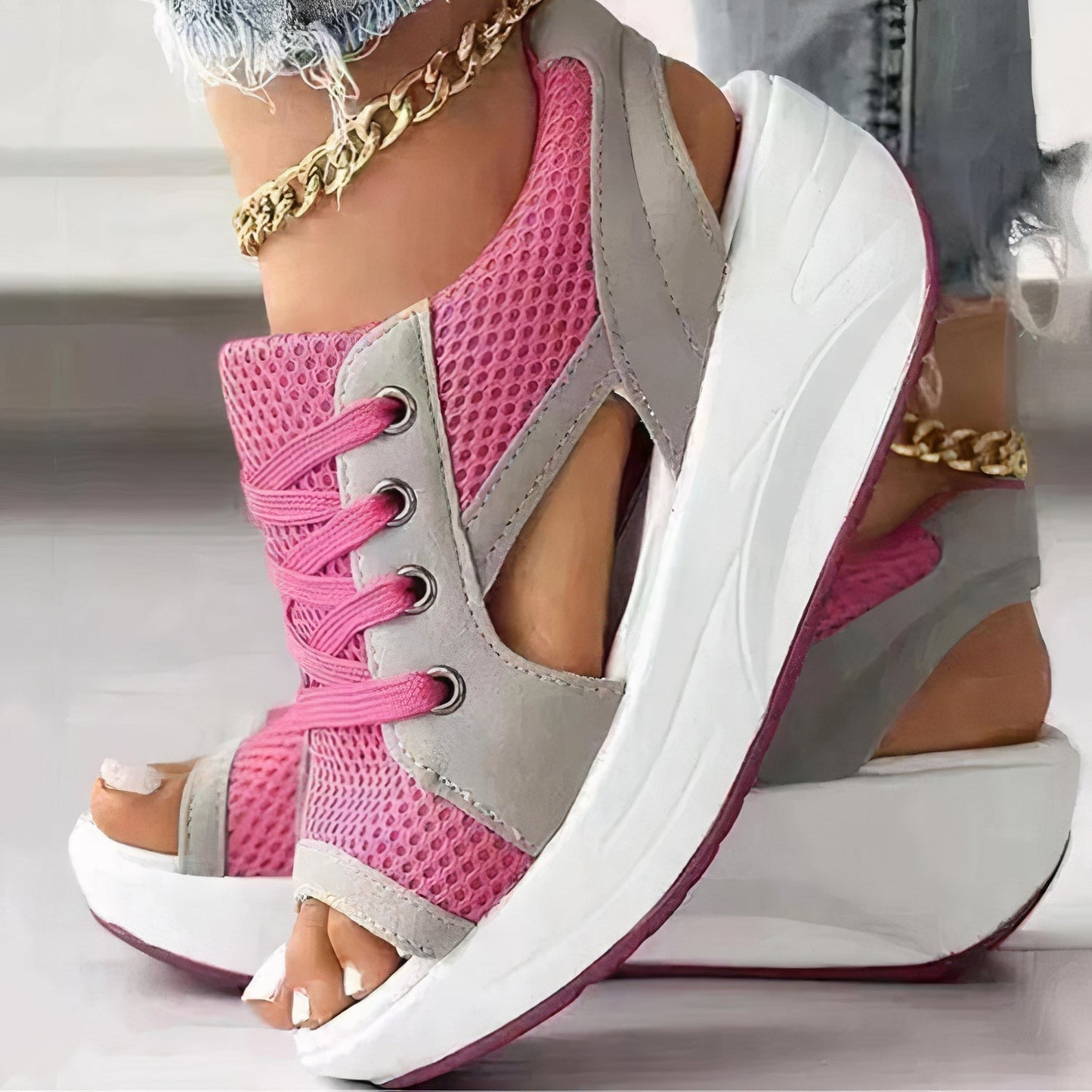 Justina® | Wedge Sandal