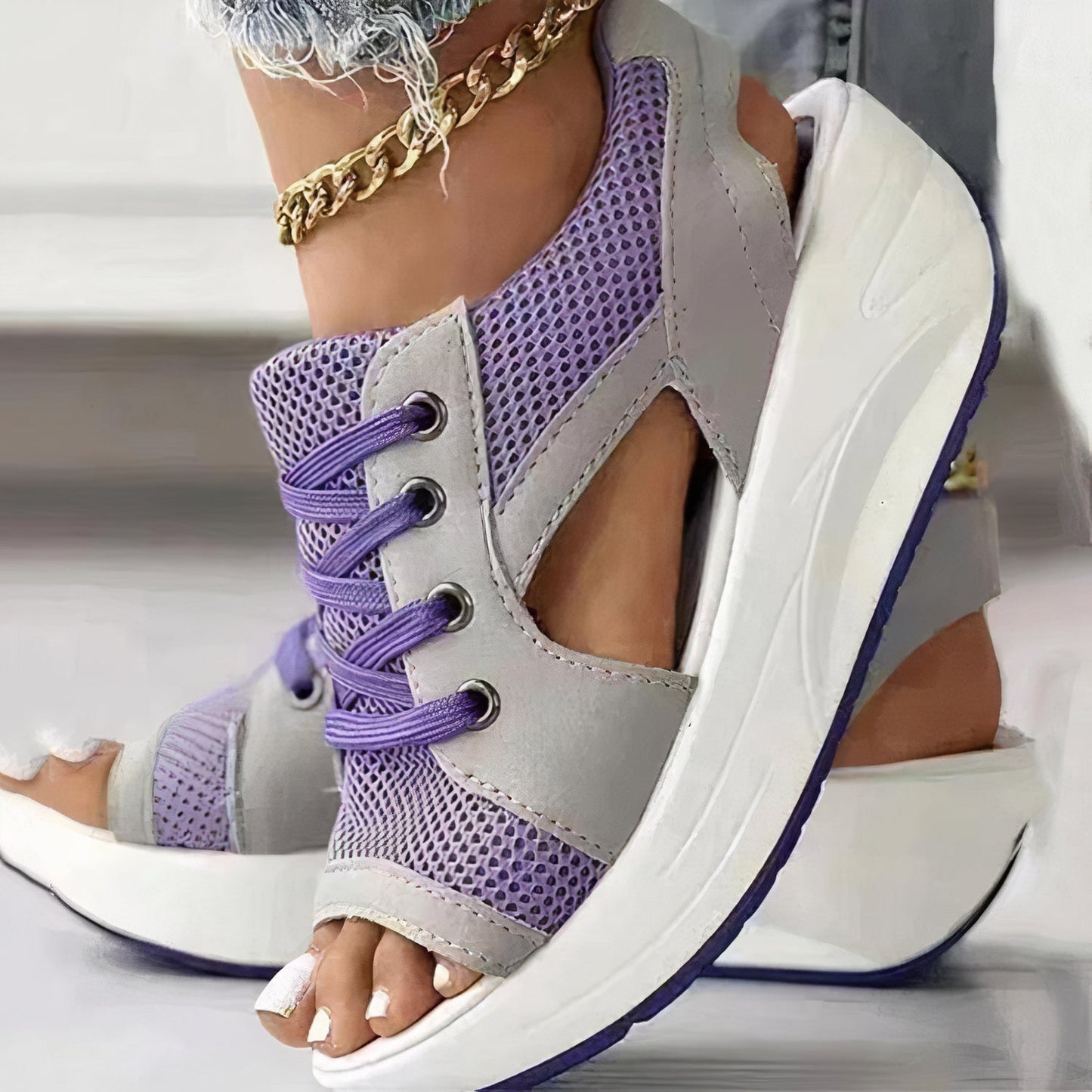 Justina® | Wedge Sandal