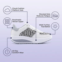SW Max | Platform Sneakers for Foot Fatigue, Knee & Back Pain