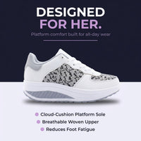 SW Max | Platform Sneakers for Foot Fatigue, Knee & Back Pain