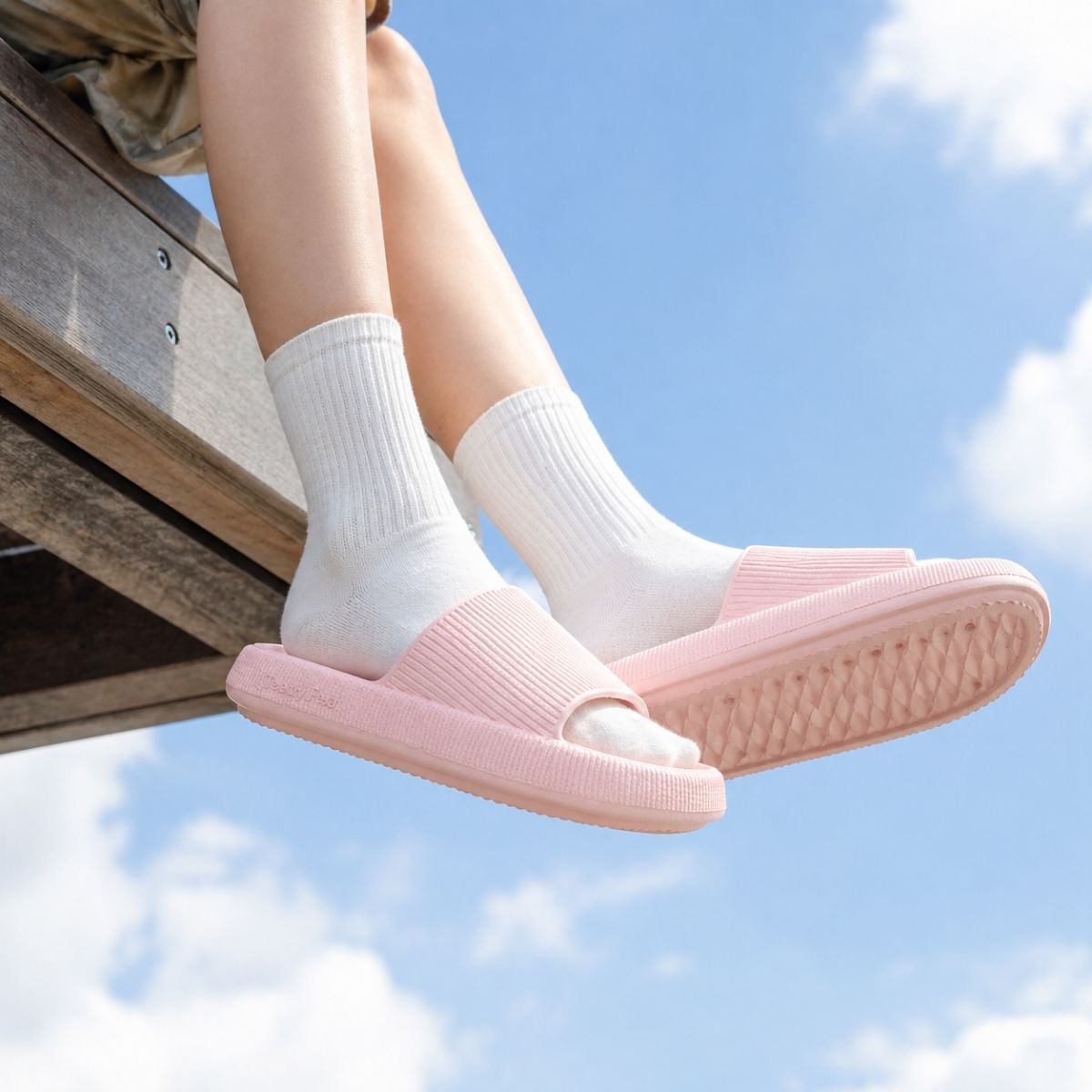 TeddyFeet Claquettes Cloud