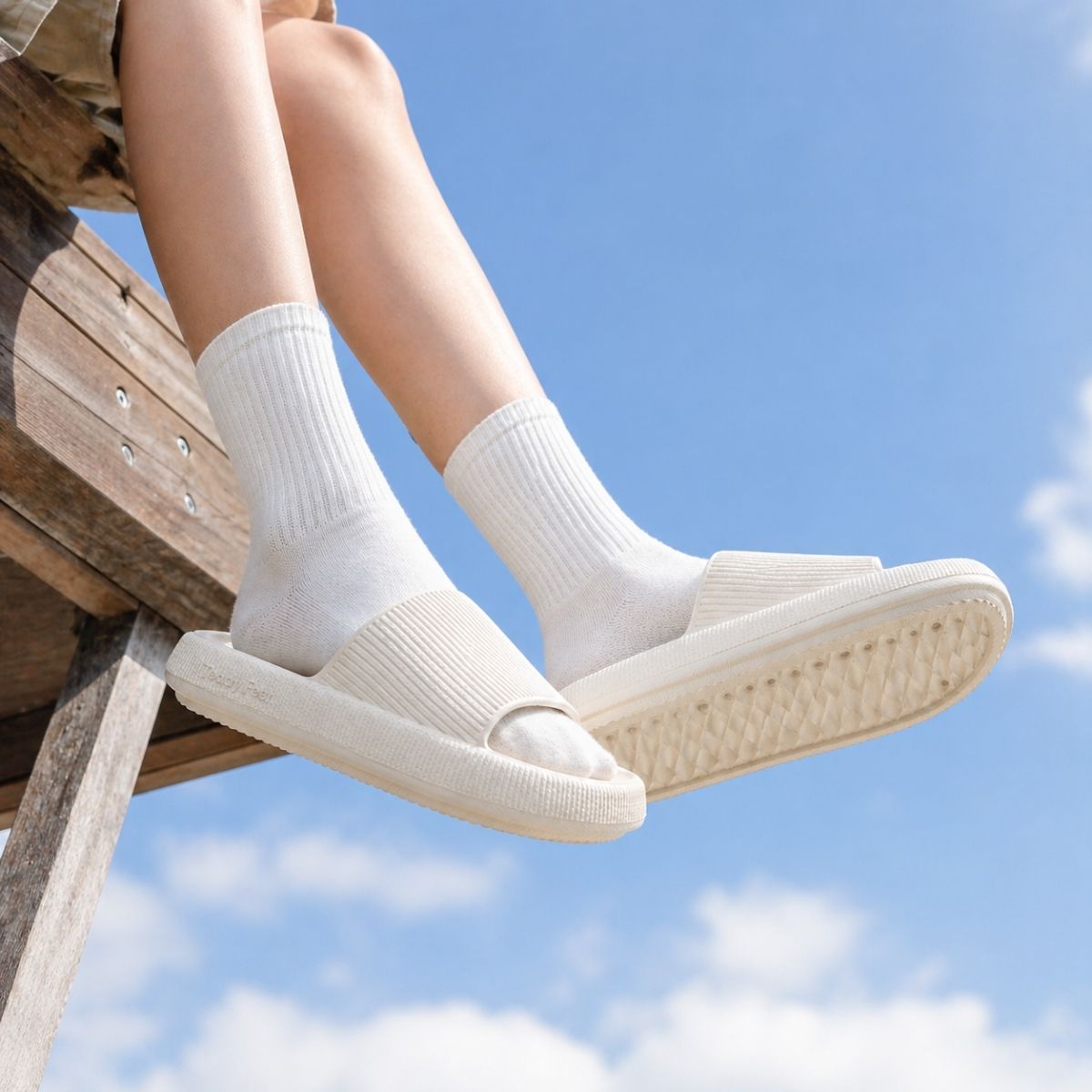 TeddyFeet Claquettes Cloud