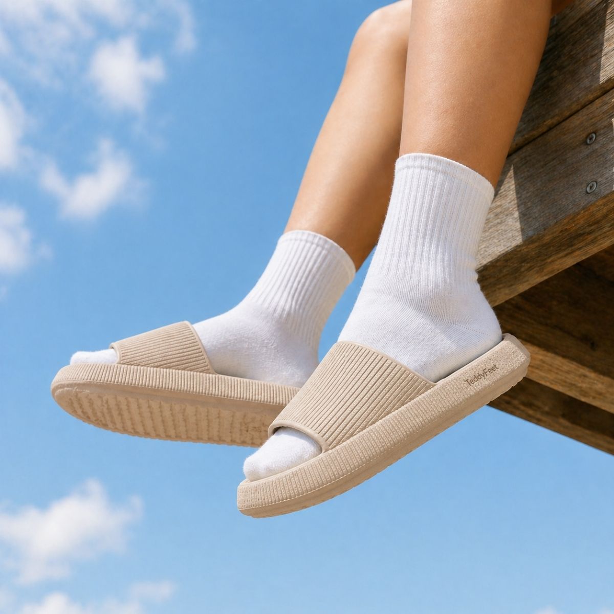 TeddyFeet Claquettes Cloud