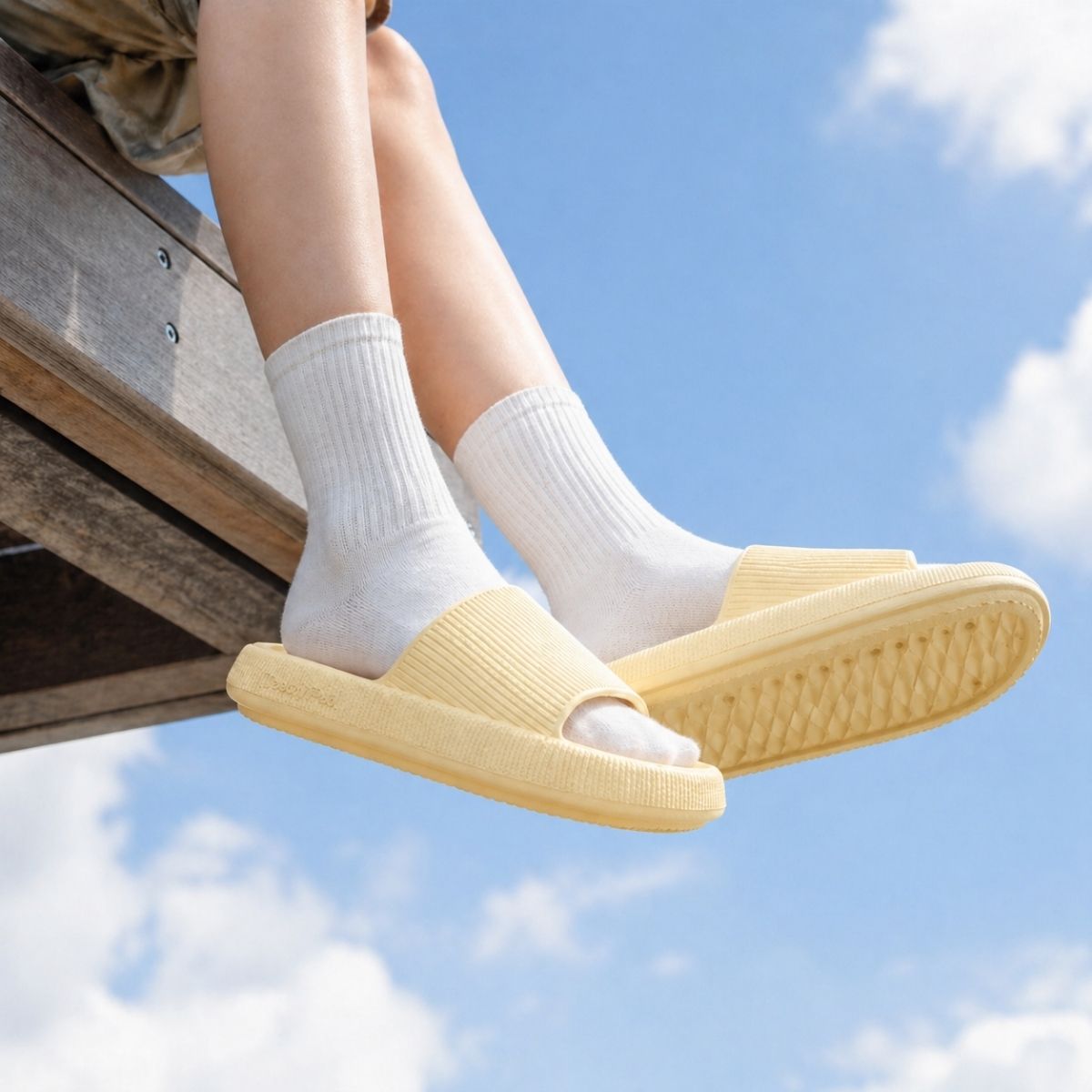 TeddyFeet Claquettes Cloud