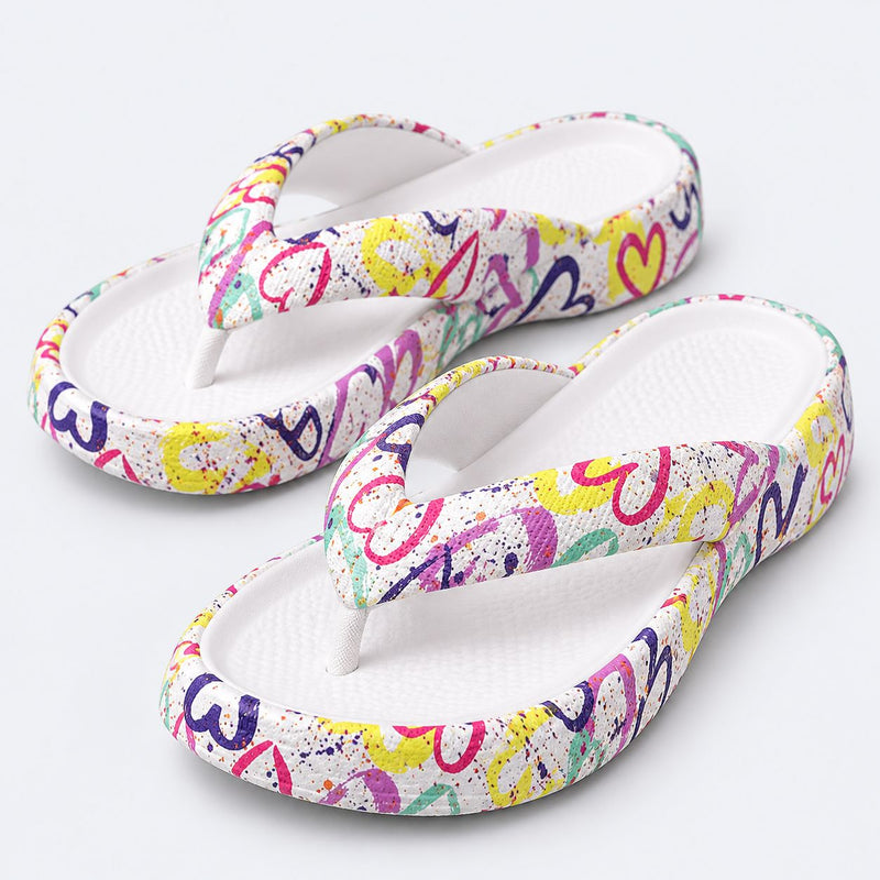 TeddyFlops Cushioned Heart Platform