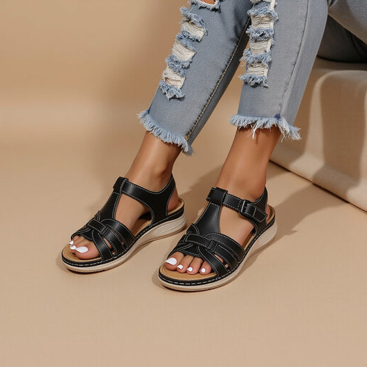 Belén® | Orthopedic hiking sandals women platform outdoor comfort