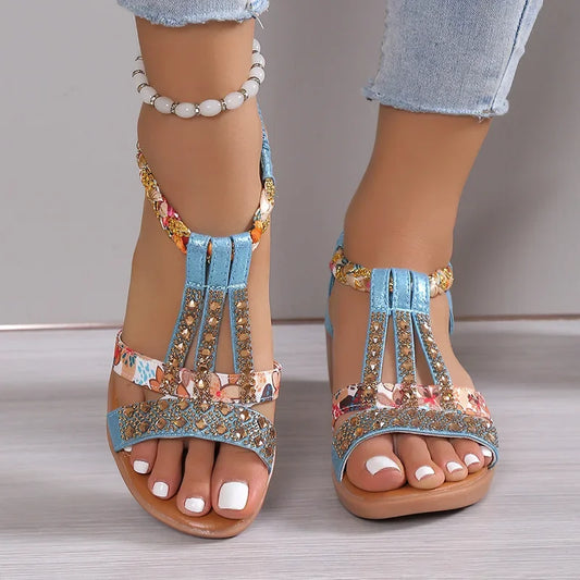Thea® | Elegant Sandals With Beeping Toe