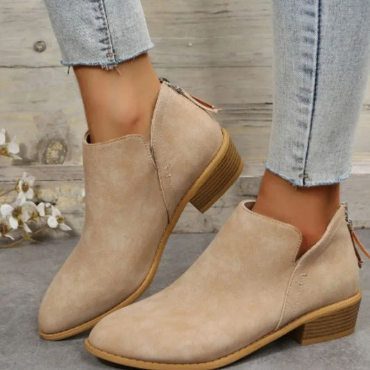 Rose | Women’s Casual Chunky Heel Boots