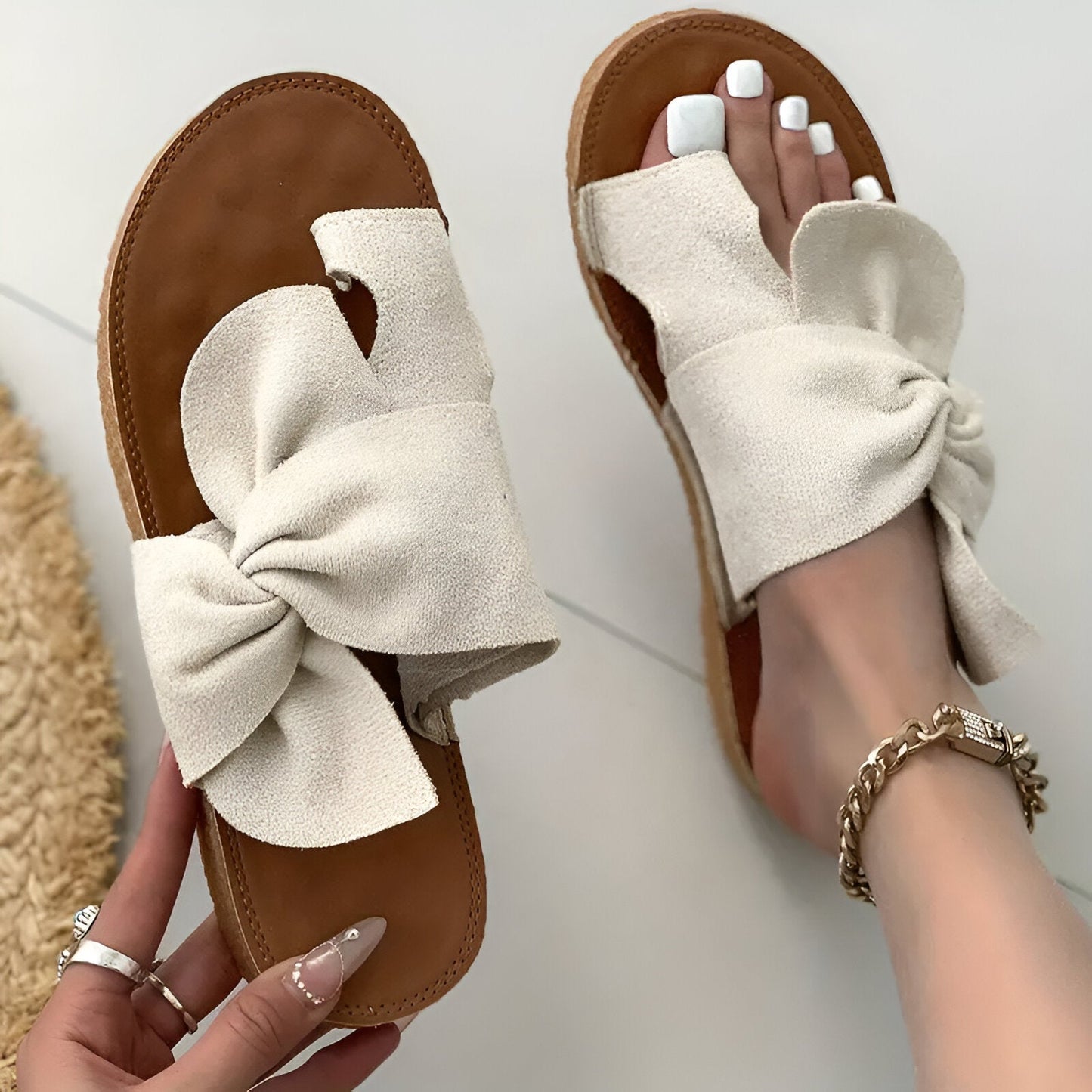 Autumn® | Floral comfort sandals